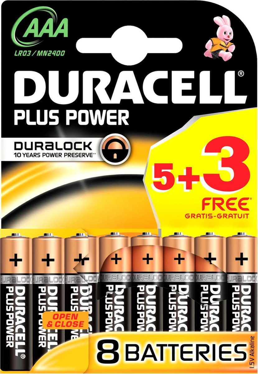 Duracell Plus Power Single-use battery AAA Alkaline 1