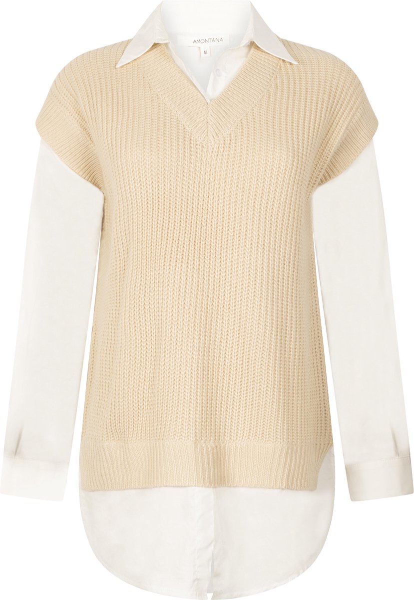 Tramontana | Spencer met Blouse | Grey Melange | Maat L | Blouse Dames Volwassen
