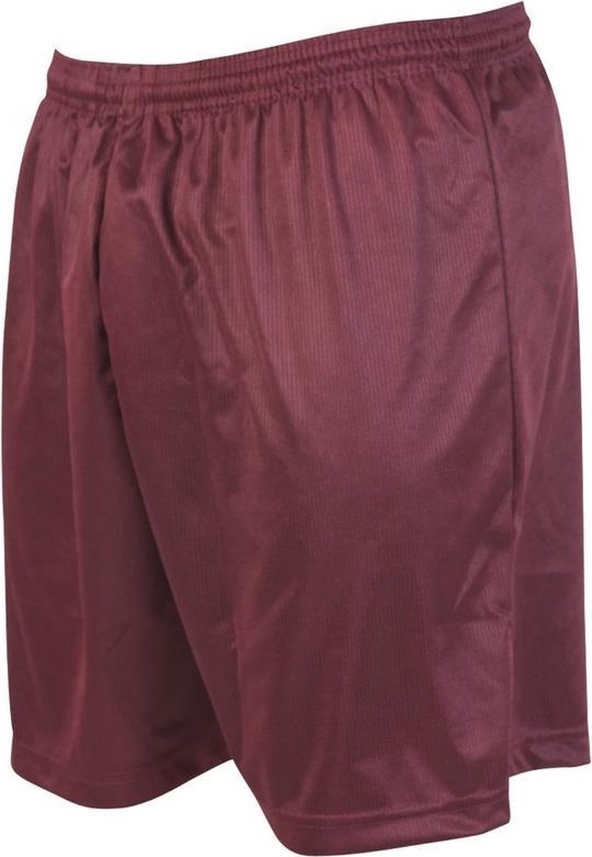 Precision Training Voetbalbroekje Micro-stripe Unisex Polyester Bordeaux Mt M/l
