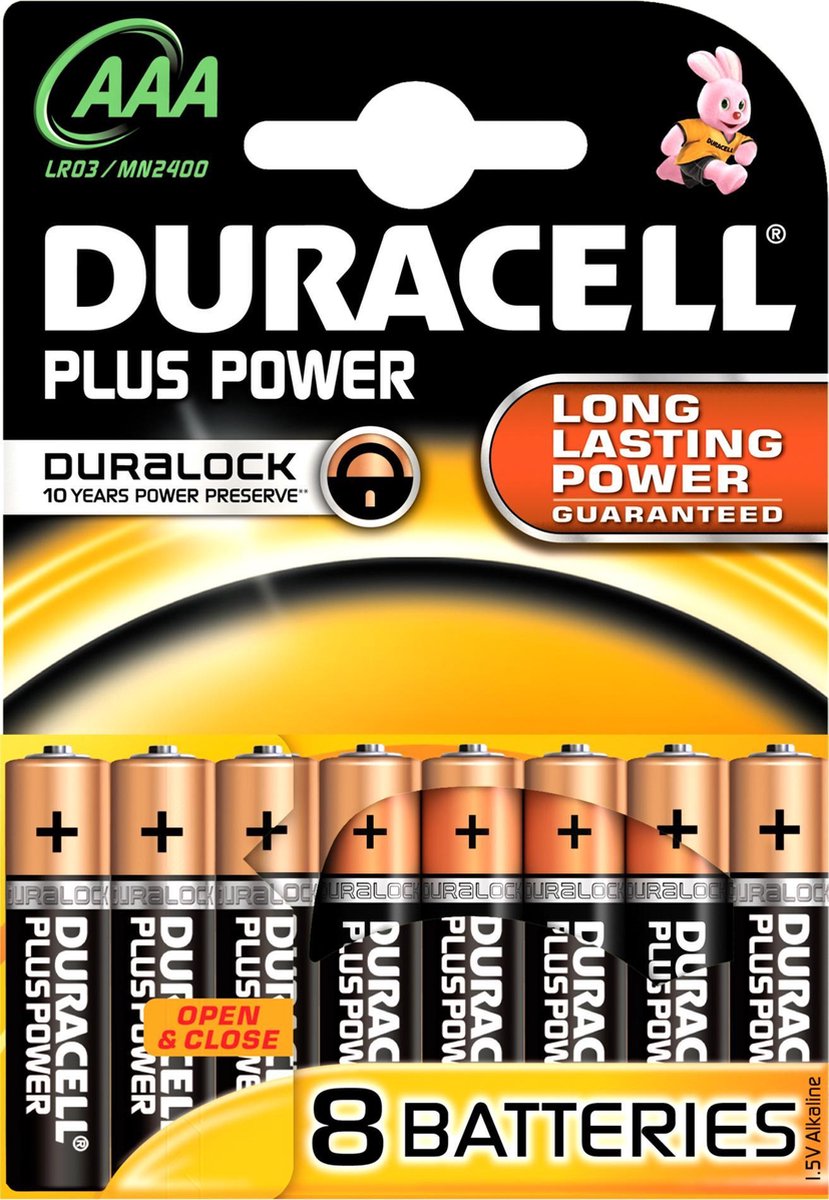 Duracell AAA Plus Power - 8 stuks
