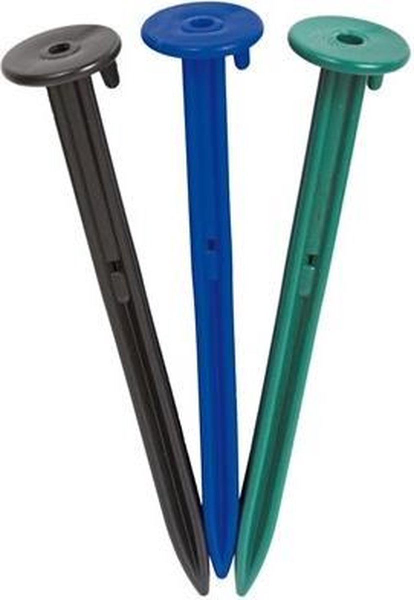 Invento Grondpen Hq Kites & Design 6 Mm Kunststof Zwart