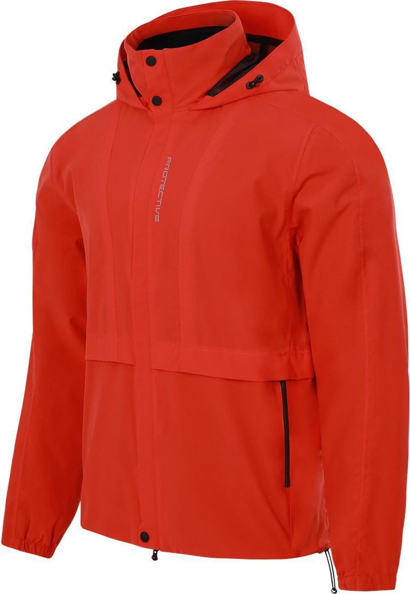 Protective Regenjas P-time Travel Heren Polyester Rood Maat S