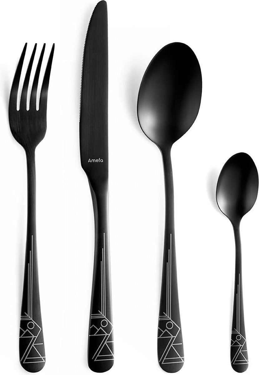 Amefa Bestekset Austin Horizon Zwart 16-Delig