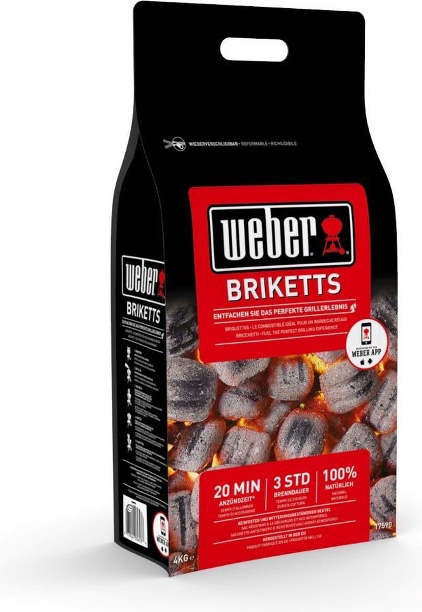 3 stuks Briketten 4 kg