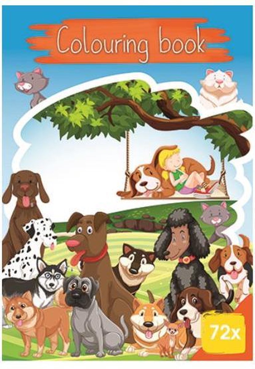 W&o Kleurboek Dieren Junior 21 X 29
