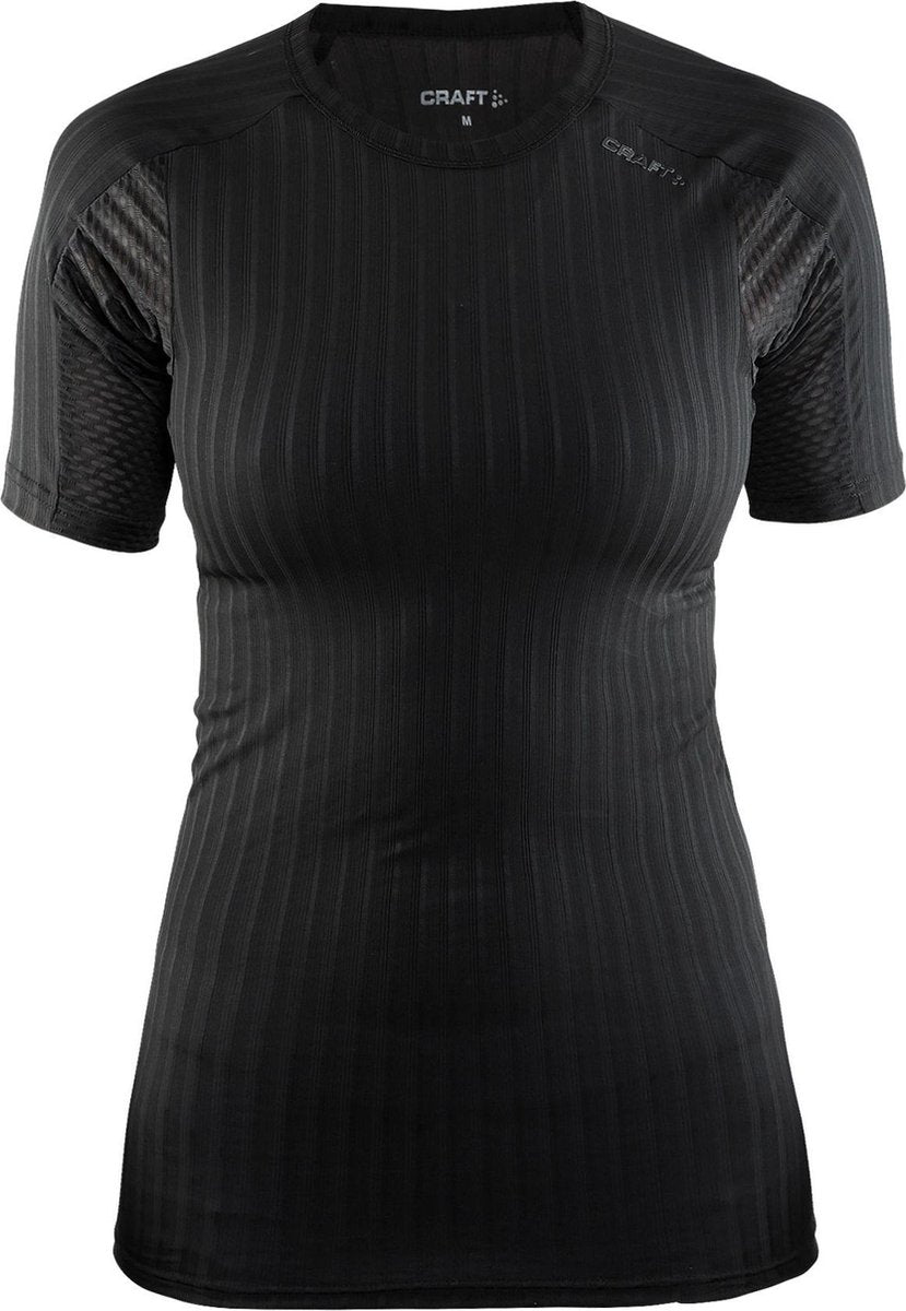 Craft active extreme 2.0 cn ss w - Sportshirt - Dames - Black - XL