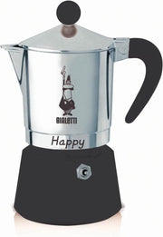 Bialetti Happy Percolator Zwart - 0.36l - 6 kops