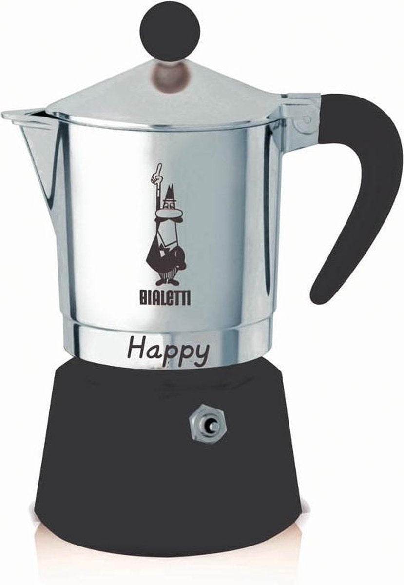Bialetti Happy Percolator Zwart - 0.36l - 6 kops