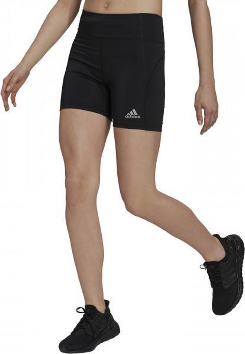 adidas Own The Run Tight Dames - zwart/zwart - maat L
