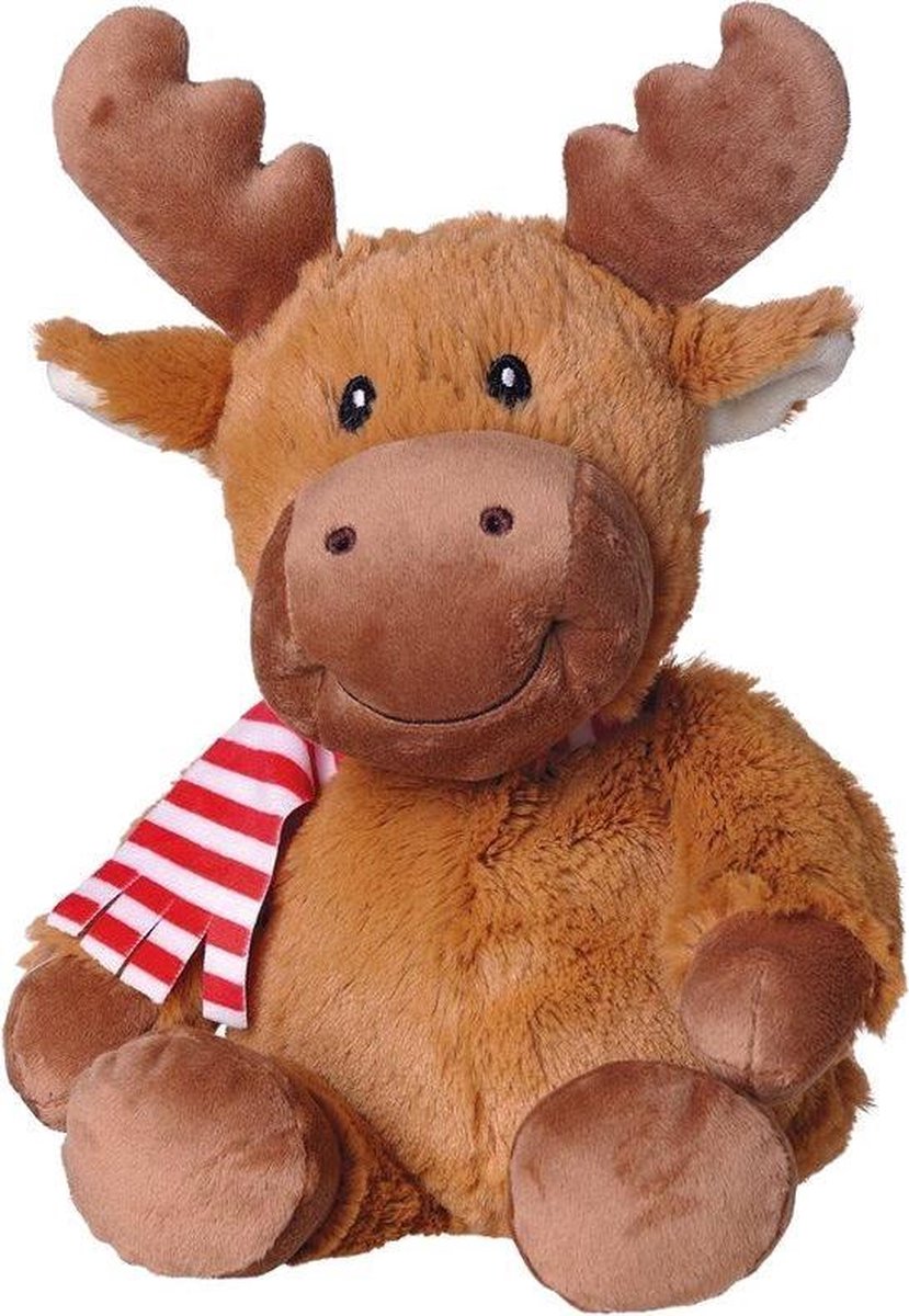 Welliebellies Eland opwarmknuffel 30 cm
