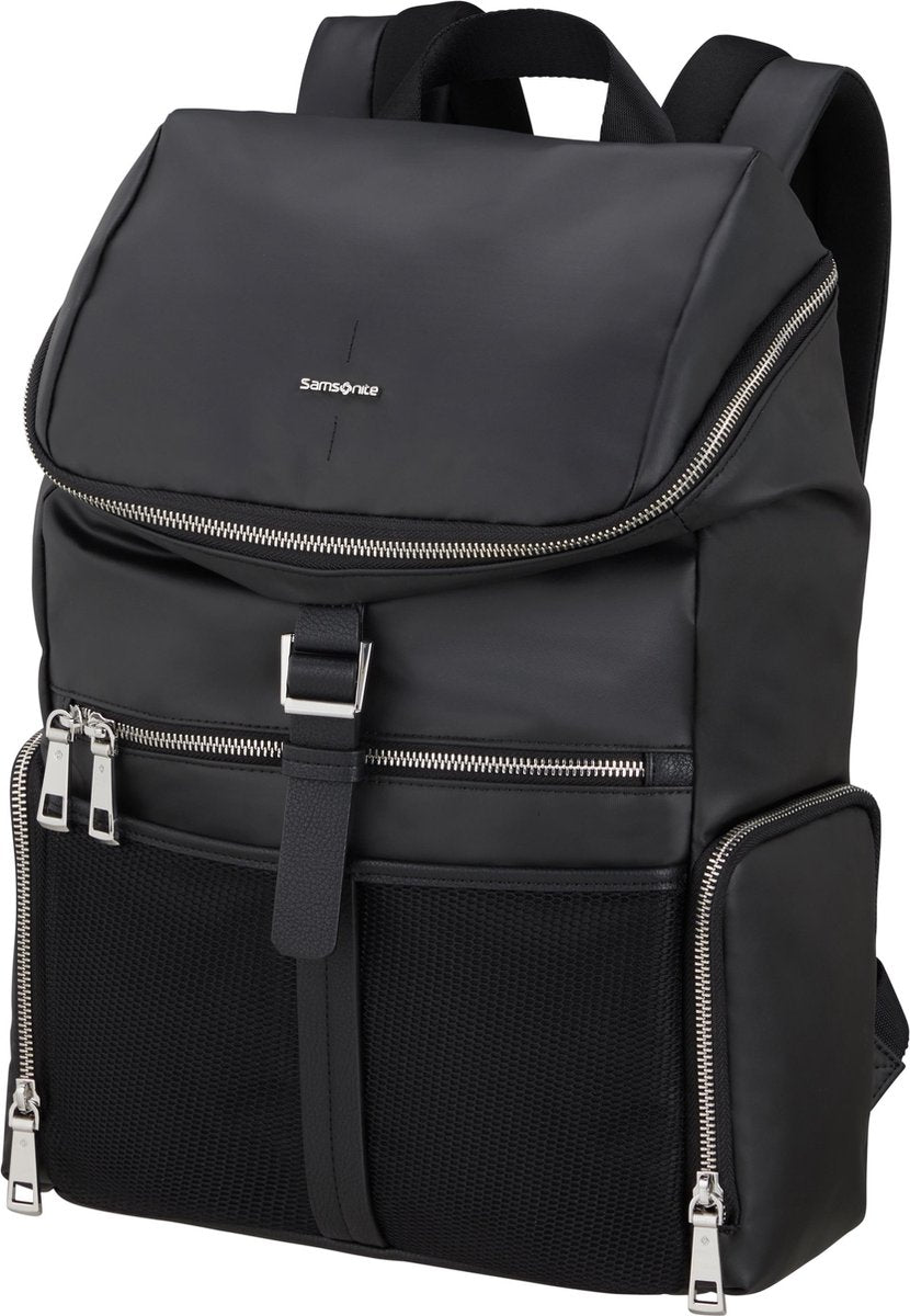 "Samsonite Laptoprugzak - Activ-Eight Top Open. Backpack 14.1"" Black"
