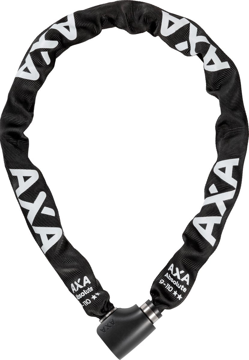 AXA Absolute 9 Kettingslot - 110 cm - ART2- Zwart