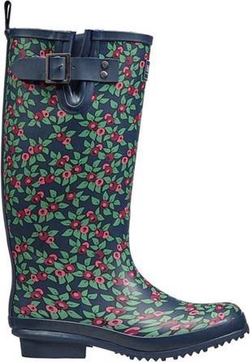 Briers rubberlaarzen - Plum Floral Maat 6/39