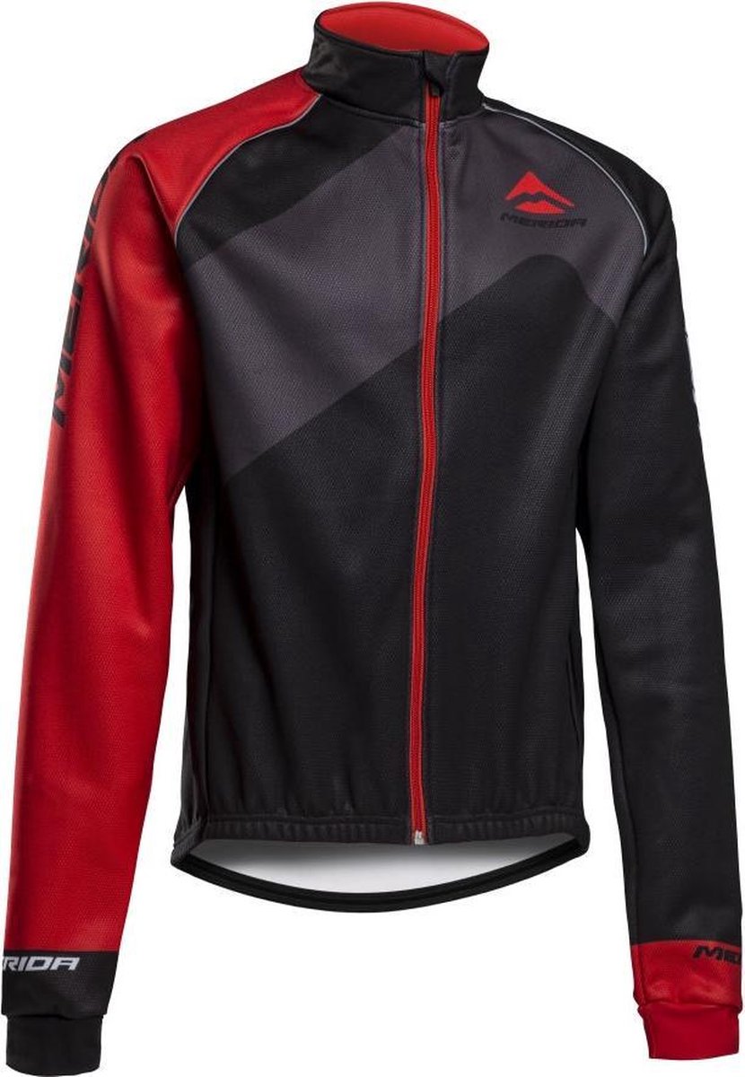 Merida Windjack zwart/rood L