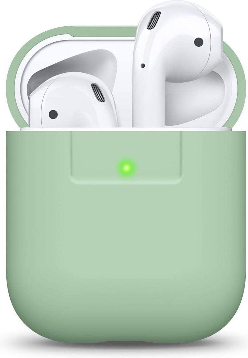 DW4Trading® Siliconen case Apple AirPods 1 en 2 licht groen