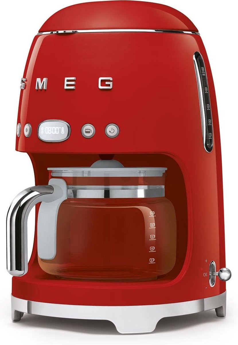 Smeg - DCF02RDEU Filter-koffiezetapparaat - rood