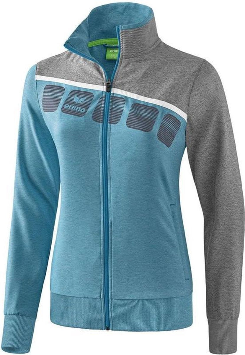 Erima 5-C Dames Presentatiejack - Jassen  - blauw licht - 38