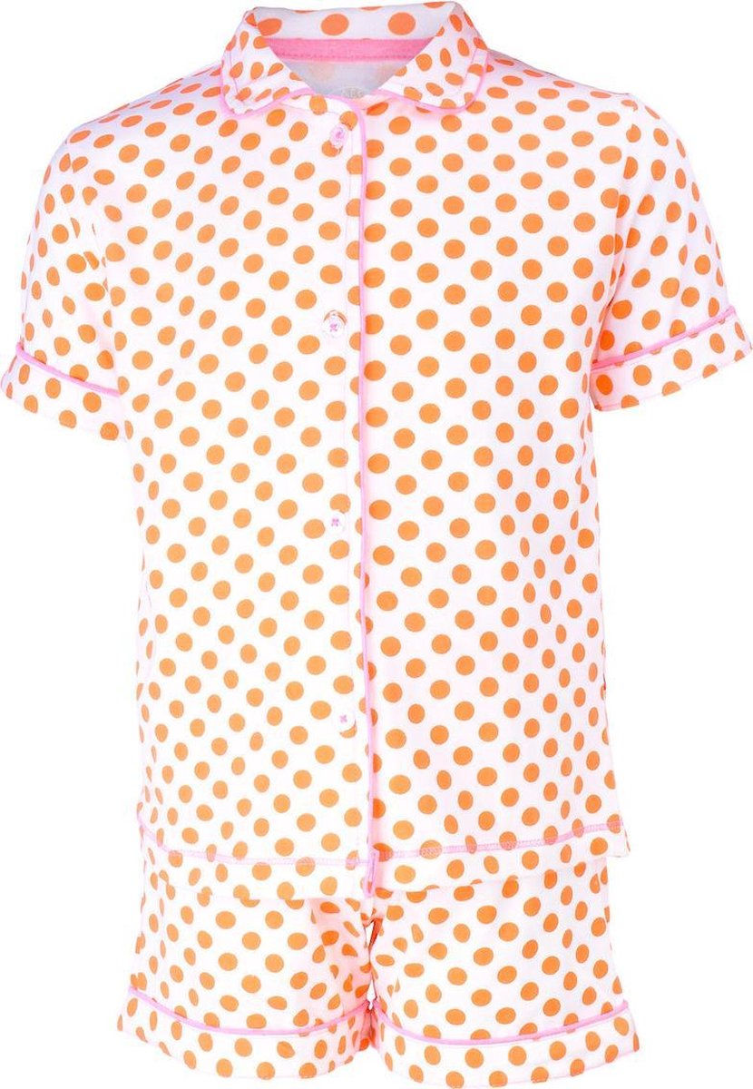 Claesen's pyjama korte broek meisje Orange Dots 128-134