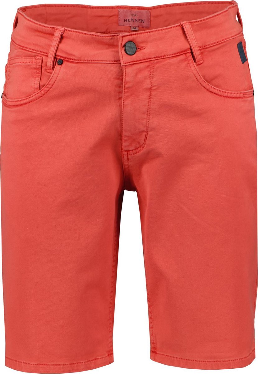 Hensen Short - Slim Fit - Rood - 4XL Grote Maten