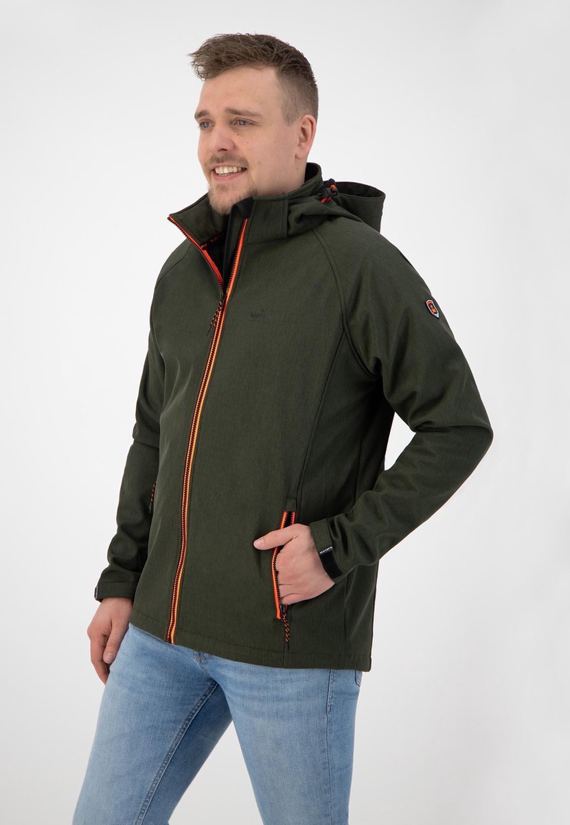 Kjelvik zomer softshell jas Raimond green - maat : XL