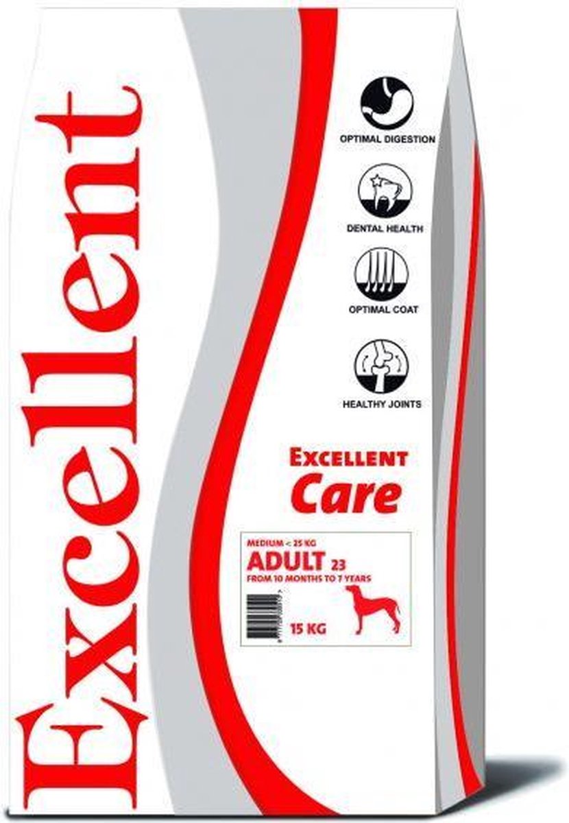 Excellent Care Medium Adult 23 - Hondenvoer - 15 kg