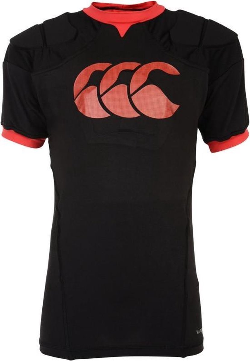Canterbury Vapodri Raze Vest - Lichaamsbescherming - Senior - Zwart/Wit/Rood - Maat S
