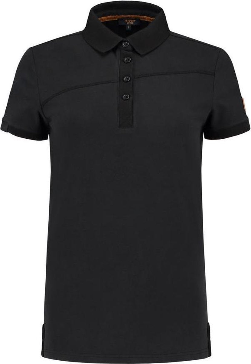 Tricorp 204003 Poloshirt Premium Naden Dames Zwart maat S