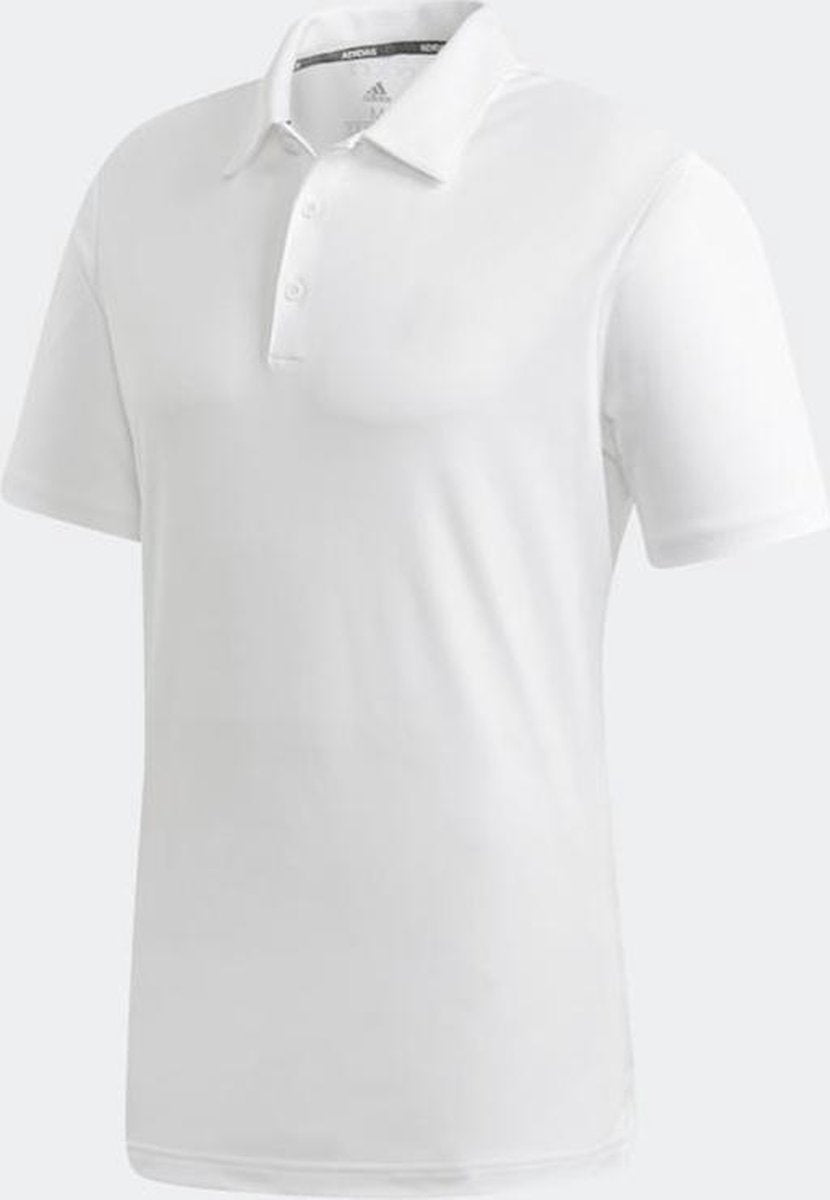 Adidas 3-Stripes Basic Poloshirt Heren wit zwart - Maat XS
