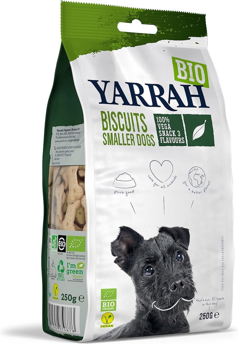 Yarrah Multi-Koekjes - Vegetarisch - Hondensnack - 250 g