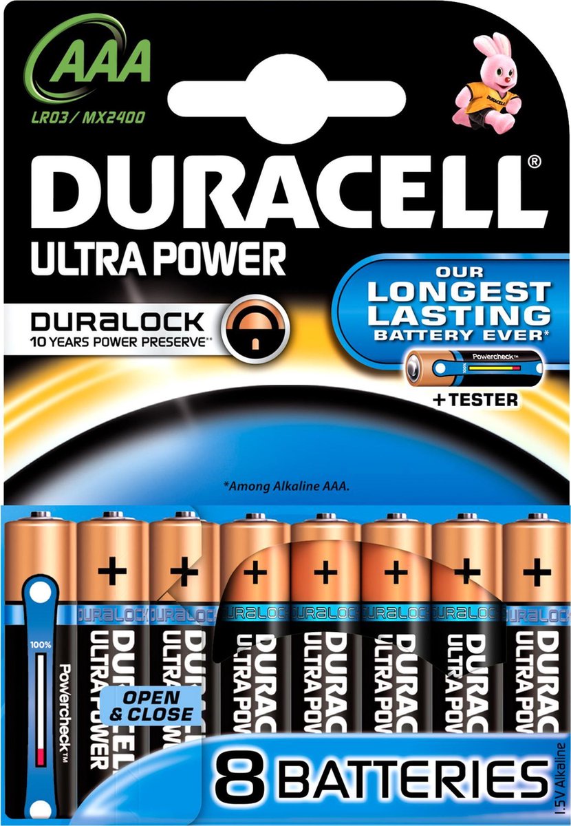 Duracell AAA Ultra Power Batterijen