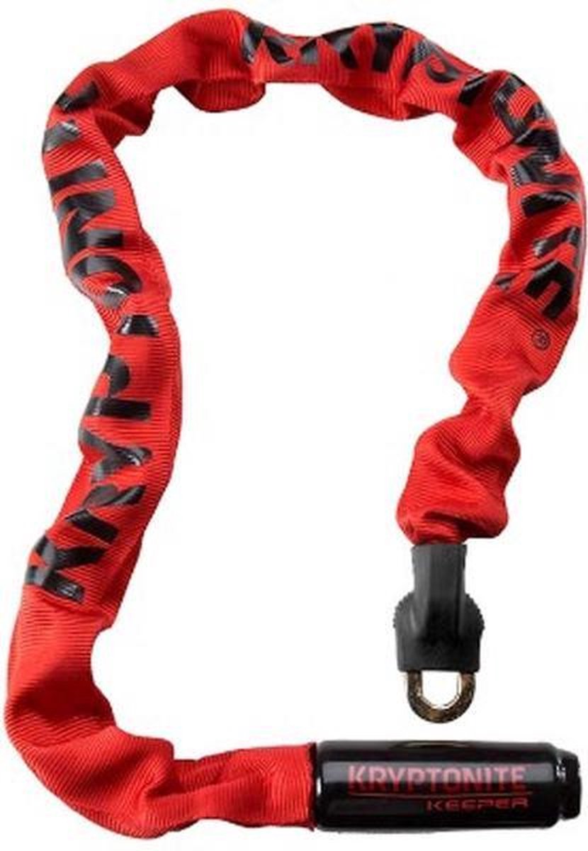 Kryptonite Kettingslot Keeper 785 7mmx85cm Rood