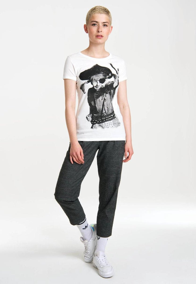 Pippi piraat shirt dames - X-Small