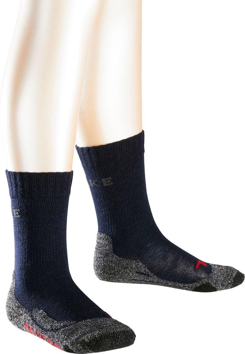 FALKE TK2 Kids Wandelsokken - Marineblauw - Maat 23/26