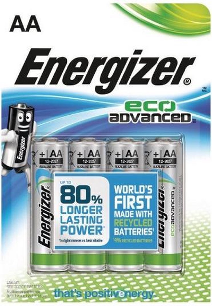 1x4 ENERGIZER Eco Advanced Mignon AA LR6 1