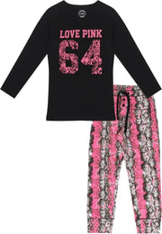 Claesen's pyjama meisjes Neon Python 116-122