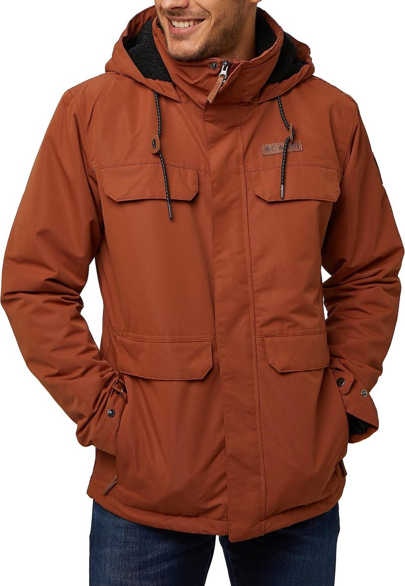 Columbia South Canyon Lined Outdoorjas Rood Heren - Maat XL