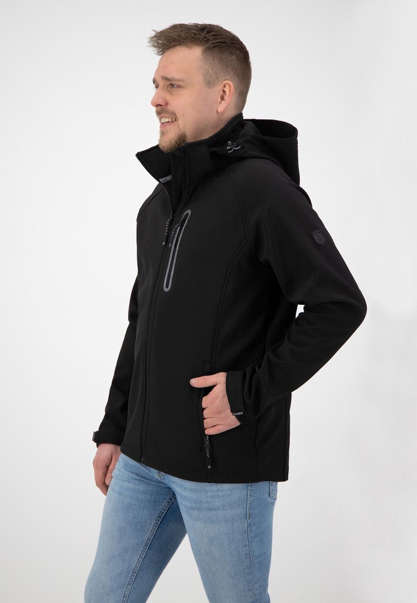 Kjelvik zomer softshell jas Kevan Black - maat : 3XL