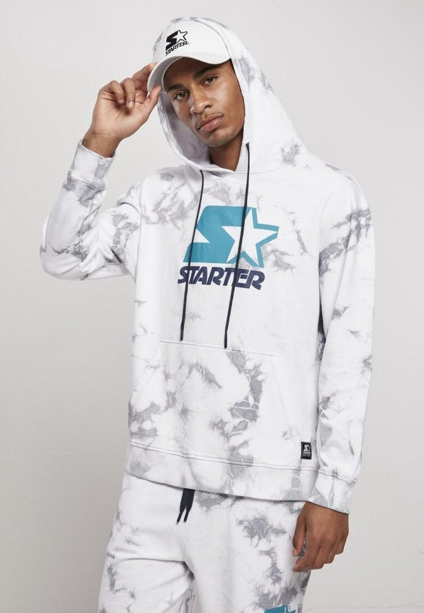 Starter Hoodie/trui -S- Tie Dye Grijs