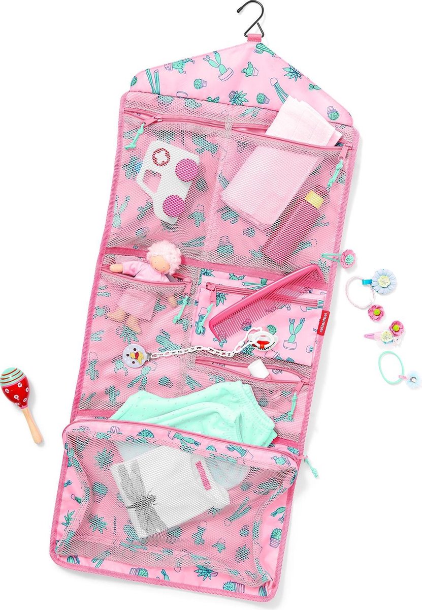 Reisenthel Myorganizer Kids Wand organizer Oprolbaar - Polyester - Cactus Pink Roze