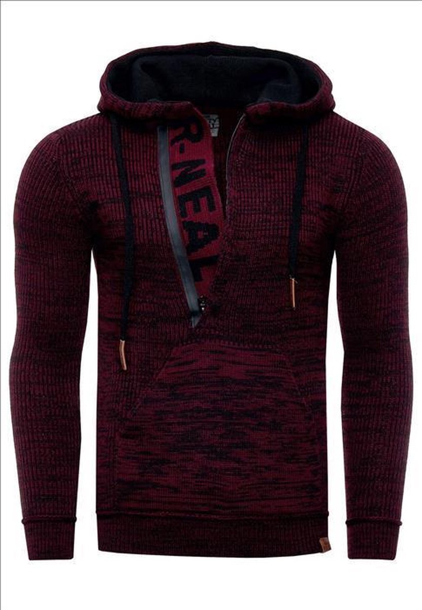 Trui - Hoodie - Rusty Neal - 13277 - Wijnrood
