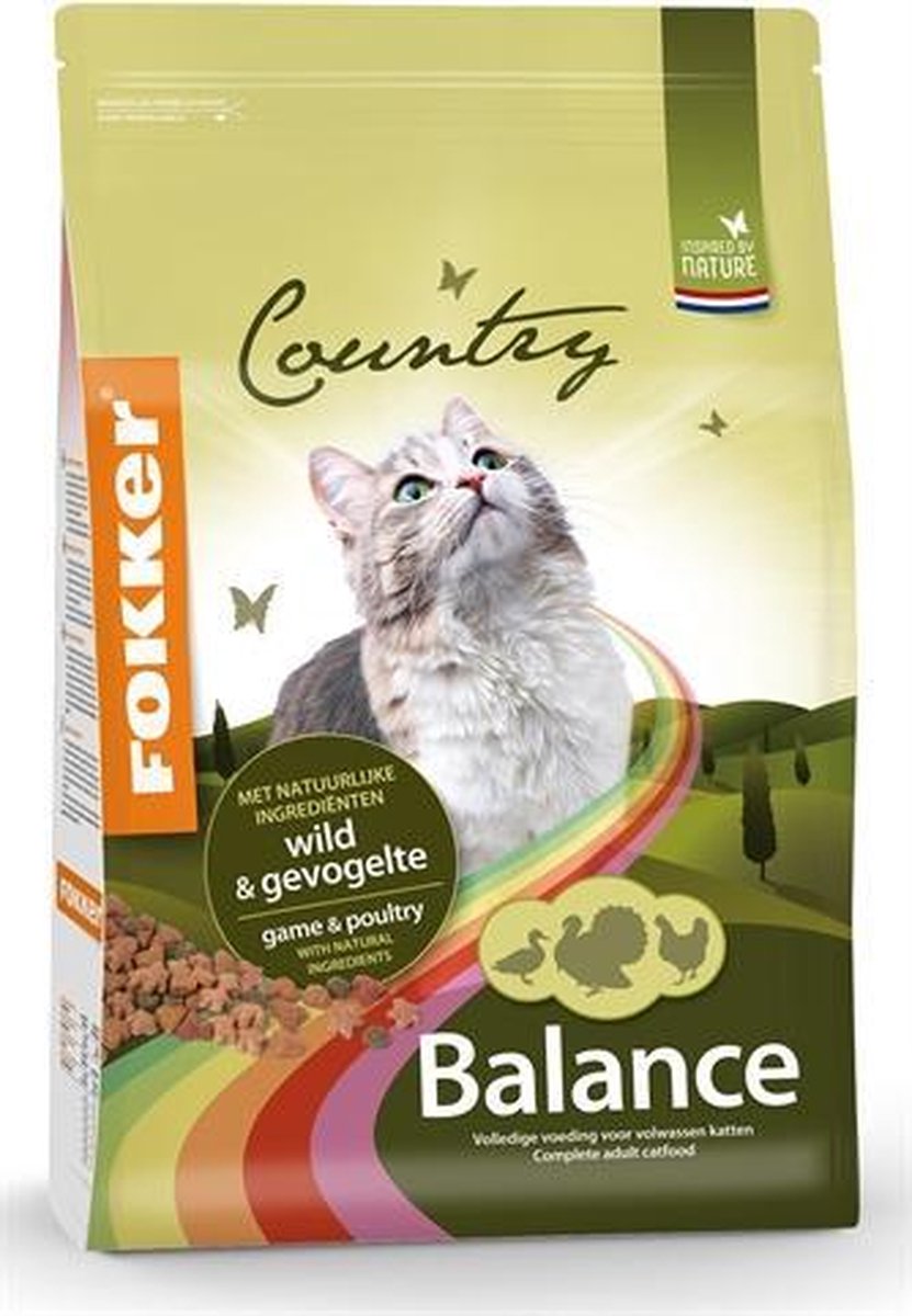 Fokker kat country balance wild/gevogelte - 2