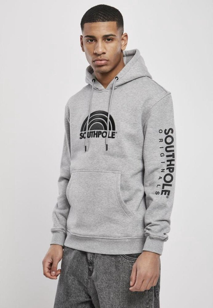 Southpole Hoodie/trui -L- Halfmoon Grijs