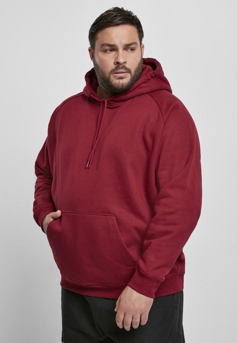 Urban Classics Hoodie/trui -4XL- Blank Bordeaux rood
