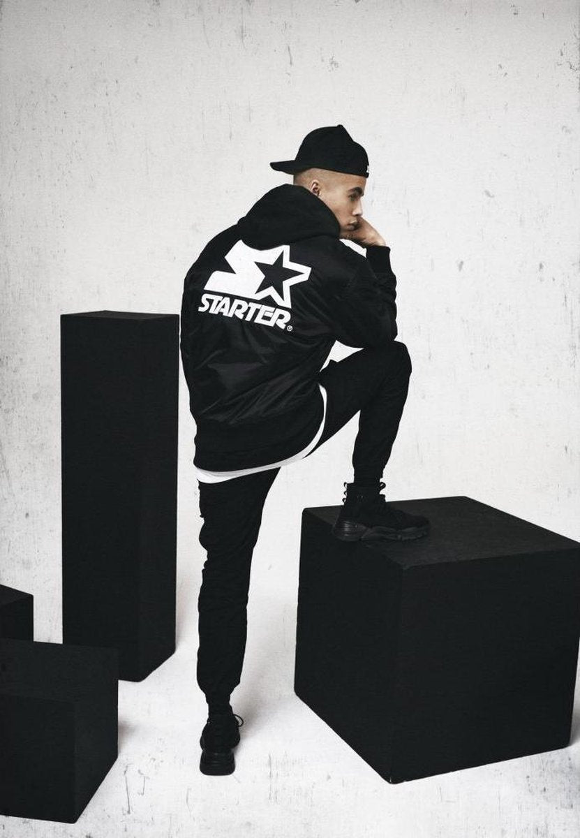 Starter Bomber jacket -XS- Starter The Classic Logo Zwart