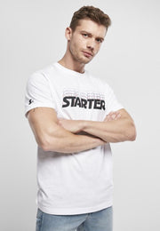 Starter Heren Tshirt -M- Multilogo Jersey Wit