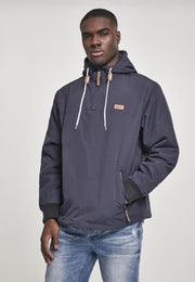 Urban Classics Windbreaker jacket -4XL- Pull Over Blauw