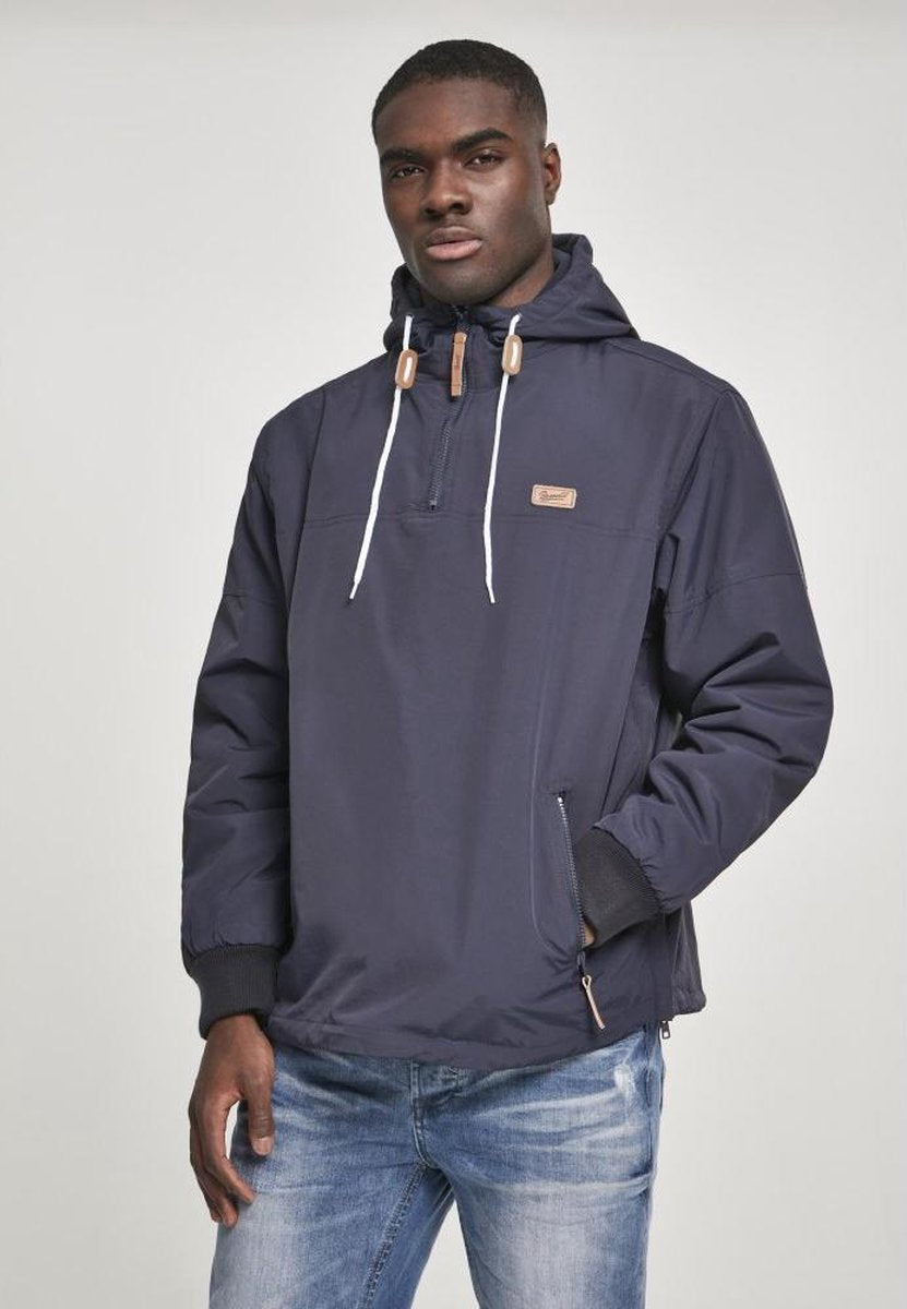 Urban Classics Windbreaker jacket -4XL- Pull Over Blauw
