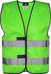 KX500 Korntex Veiligheidshesje volwassen EN ISO 20471 / EN 1150 - Maat S - Unisex – Neon Groen