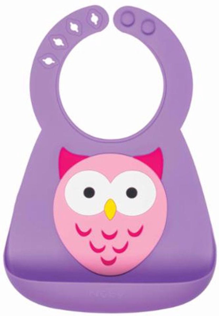 Nuby 3d-slabbetje Uil 25 X 19