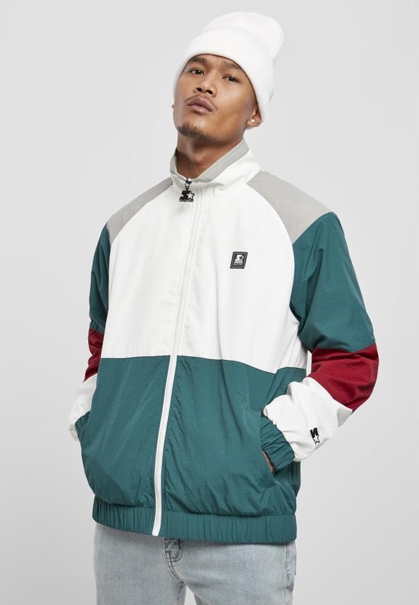 Starter Jacket -2XL- Starter Color Block Retro Multicolours